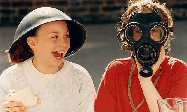 Asbestos gas mask