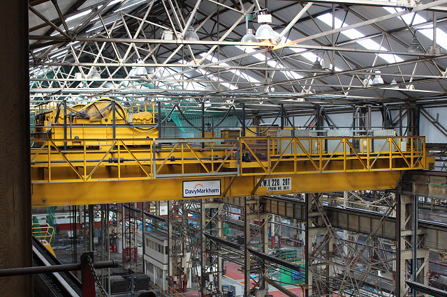 Davy markham factory inside cranes